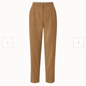 Veronica Beard Netta Wool Slacks Elegant Tan Women's Pants Sz 8